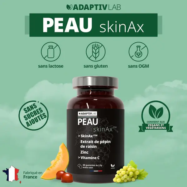 PEAU-SkinAx-60-Gummies-AdaptivLab-Alovie5.webp