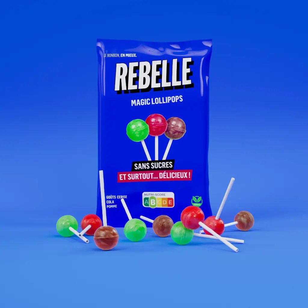 Sucettes Magic Lollipops sans Sucres - Rebelle