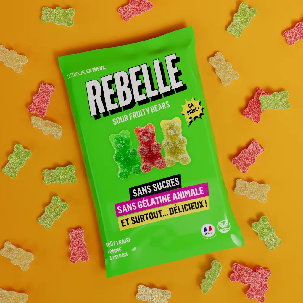 Bonbons Fruit Bears - Rebelle