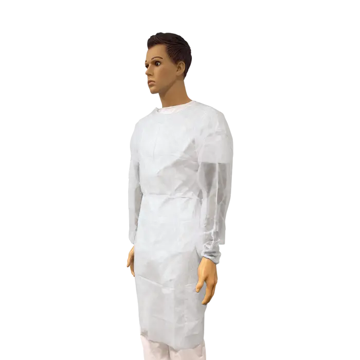 [ALO-EQHYG-EUMED-X10-3389360020147] Blouse Visiteur avec Poignets Élastiques - Euromedis