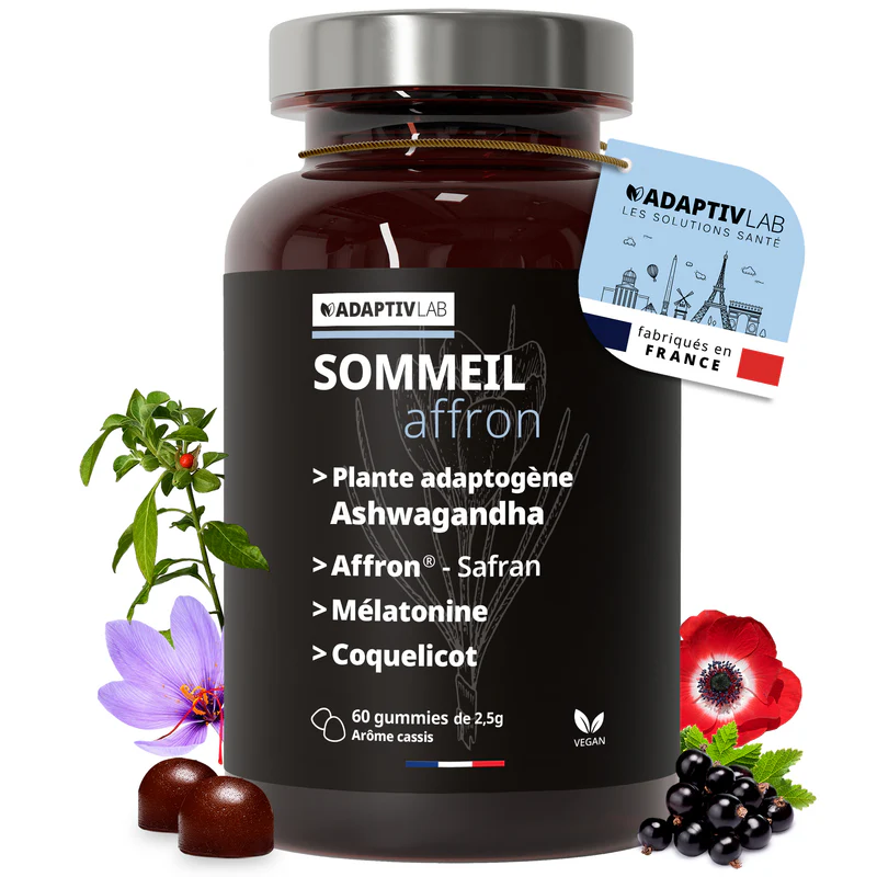 [ALO-CMPLNT-ADLAB-60-150-3760324790892] SOMMEIL Affron - 60 Gummies - AdaptivLab