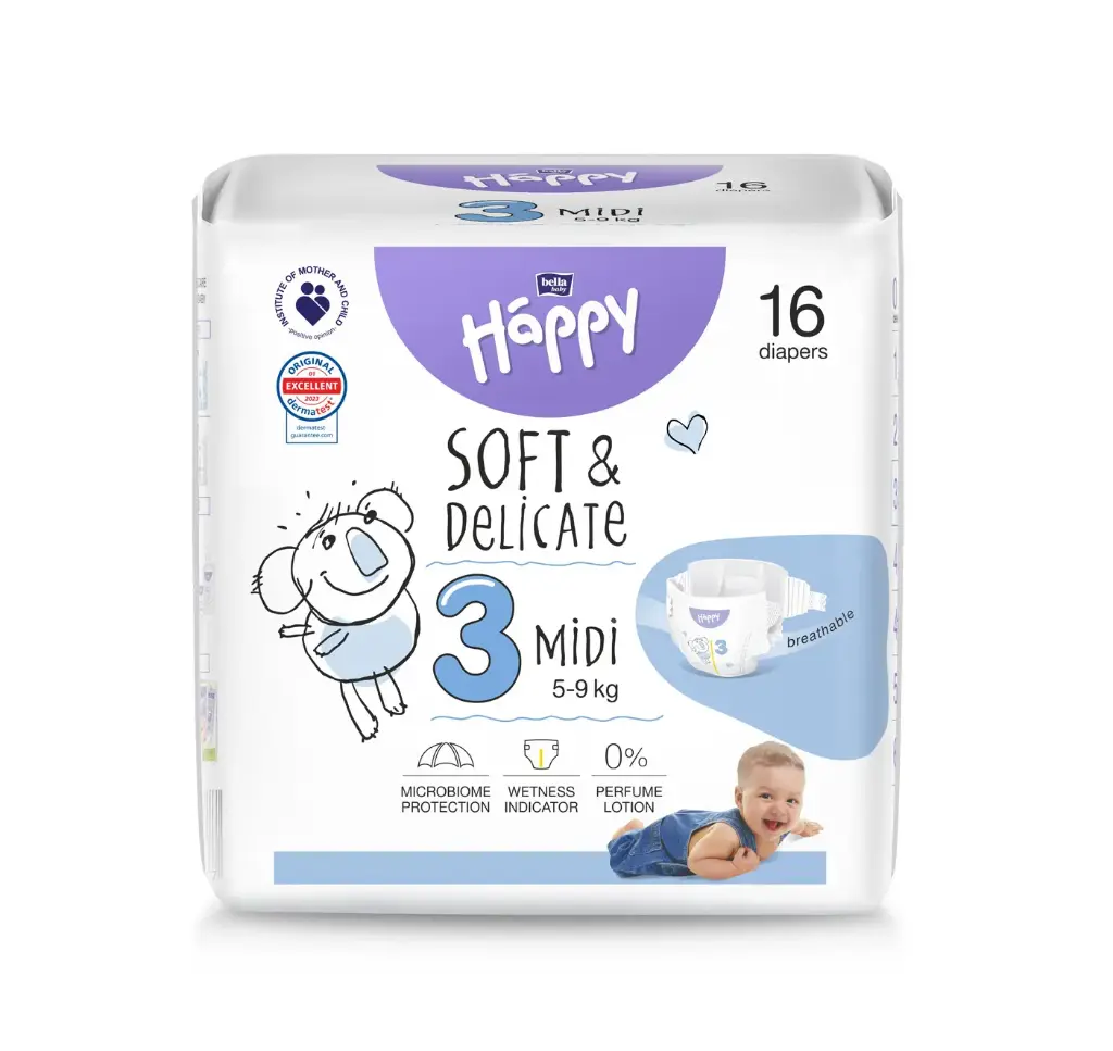 HAPPY – Couches Bébé – T3 (5 à 9kg)