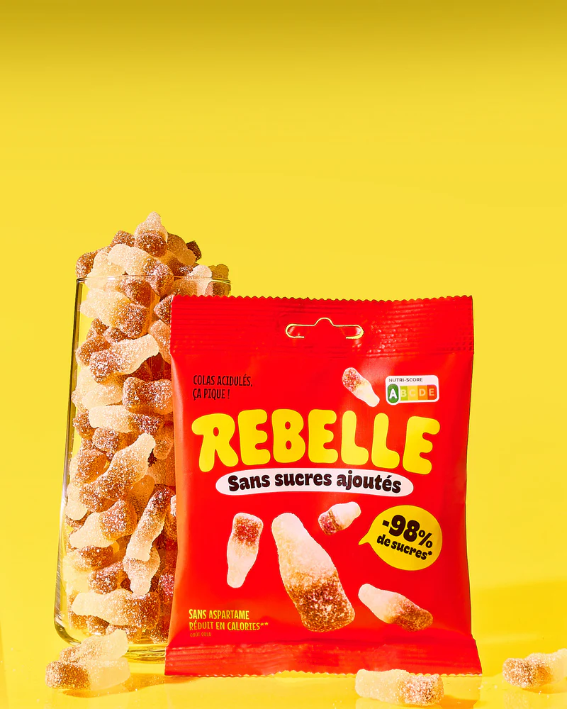 Bonbons Colas acidulés - Rebelle