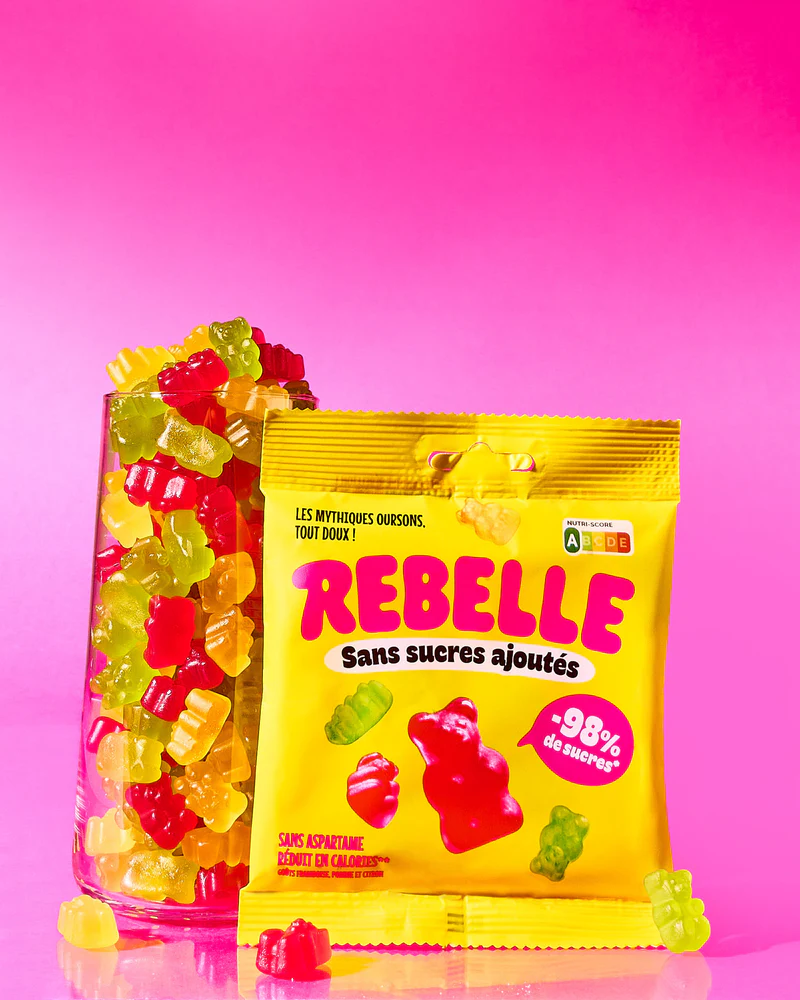 [ALO-BONBON-REBEL-FRUIT-NACID-3770028156375] Bonbons Oursons - Rebelle