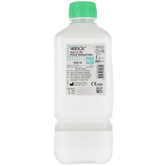 [3401073958170] Serum Physiologique VERSOL NACL 0,9% 1L Stérile