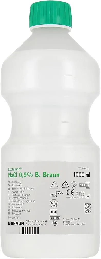 [4030539101240] Serum Physiologique B.BRAUN Ecotainer - NACL 0,9% 1L Stérile