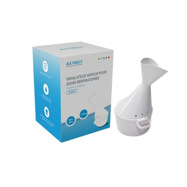 [3760424430223] Inhalateur plastique blanc - Axynov 