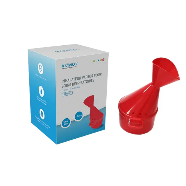 [3760424430230] Inhalateur plastique rouge - Axynov