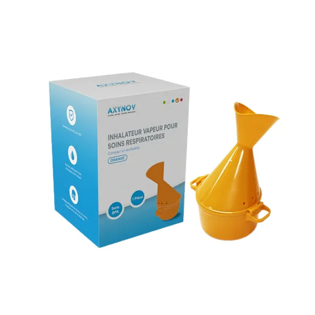 [3760424430261] Inhalateur plastique orange - Axynov