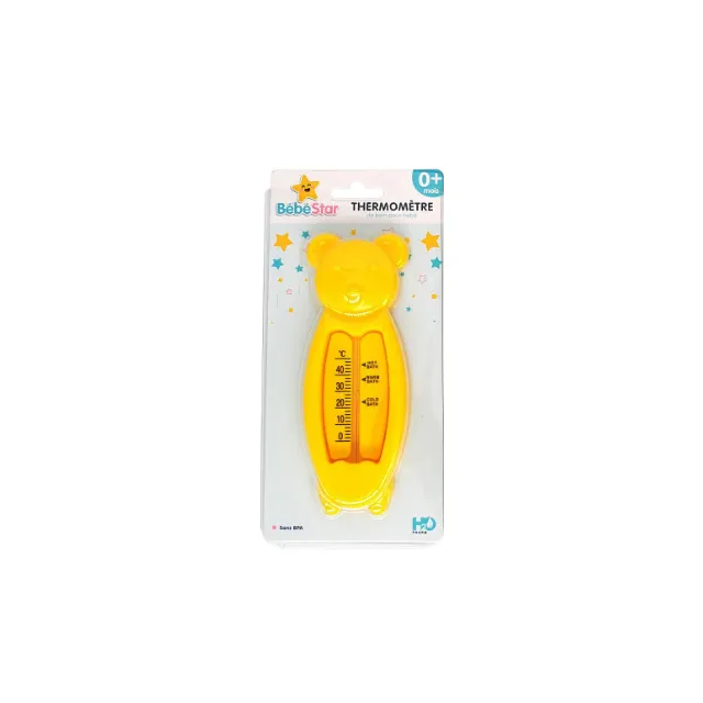 [3760424430438] Thermomètre bain jaune - Bébé Star