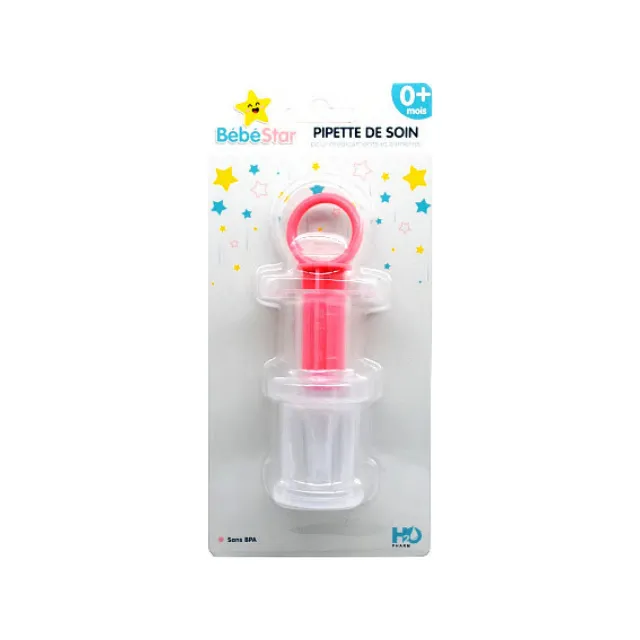[3760424430407] Tétine Médicament - rose - Bébé Star
