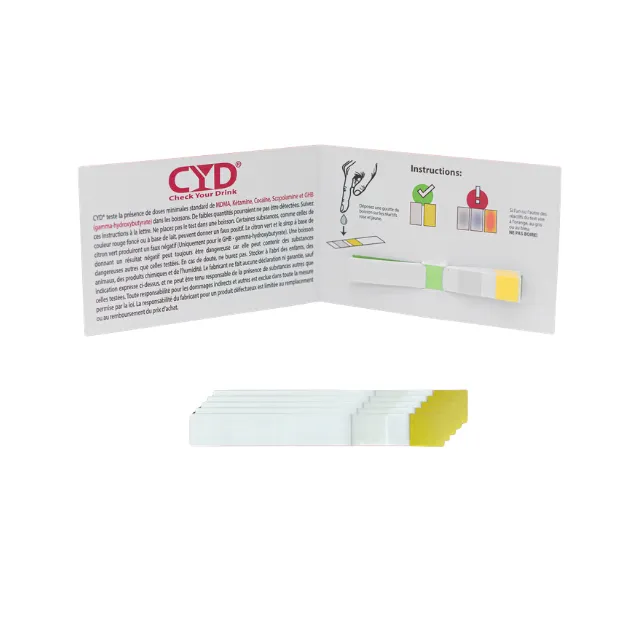 5 tests boisson anti-soumission chimique - Check Your Drink