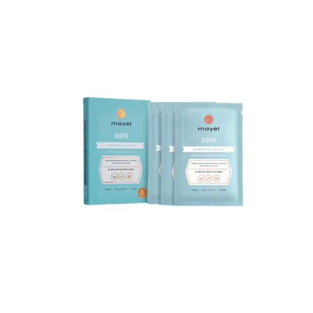 Set de 3 sachets à la Biotine - Masque 50 ML