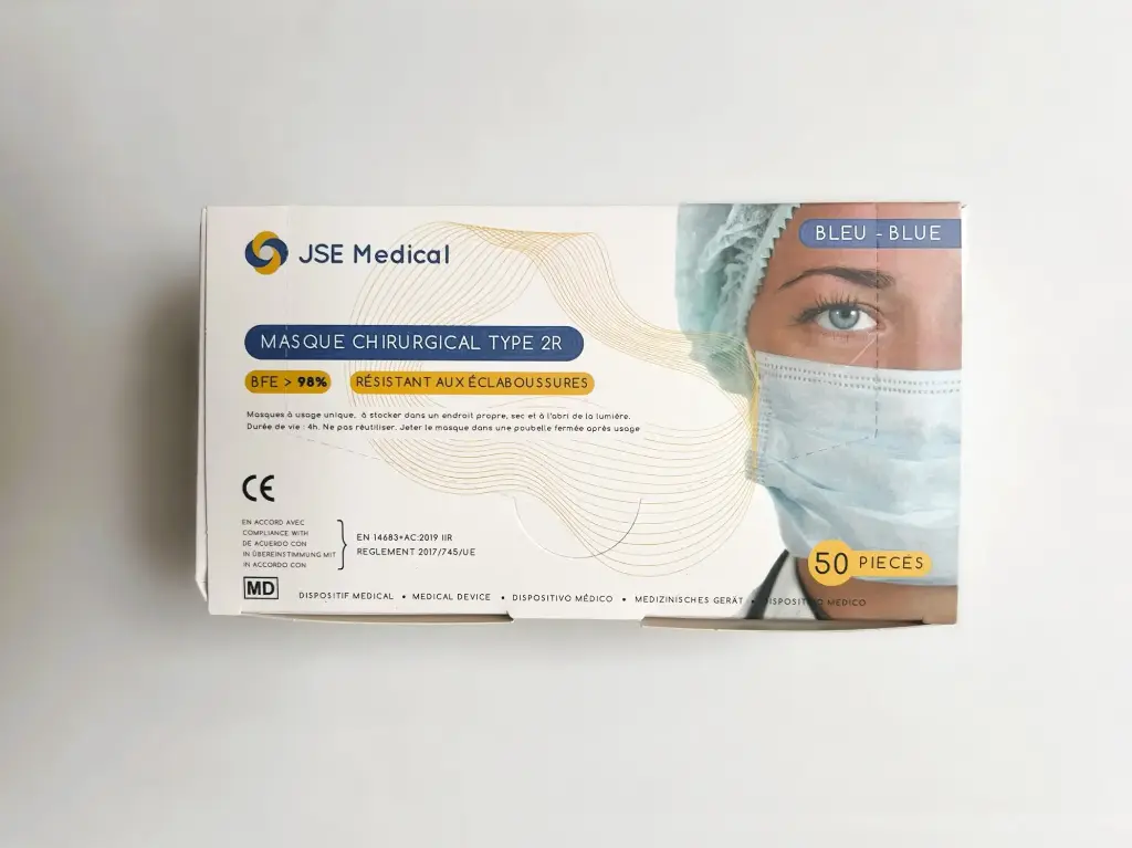 Masque chirurgical type 2R