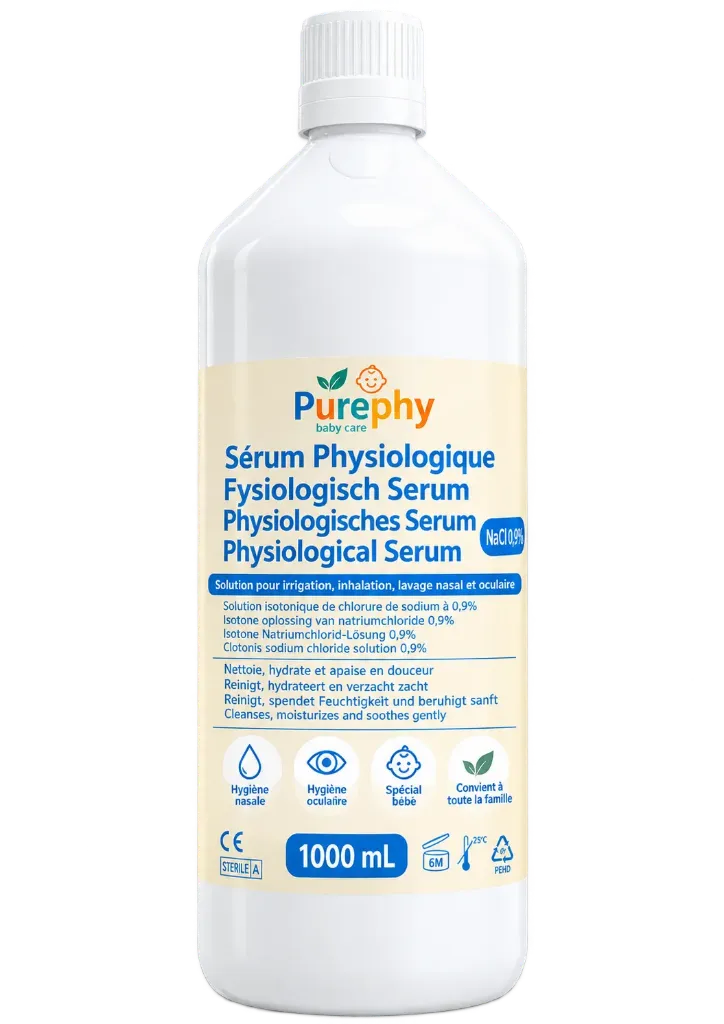 Sérum Physiologique PUREPHY - 1L NACL 0.9%