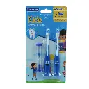 Lot de 2 brosses à dents et sablier pour enfants - bleu - Cosypharm 
