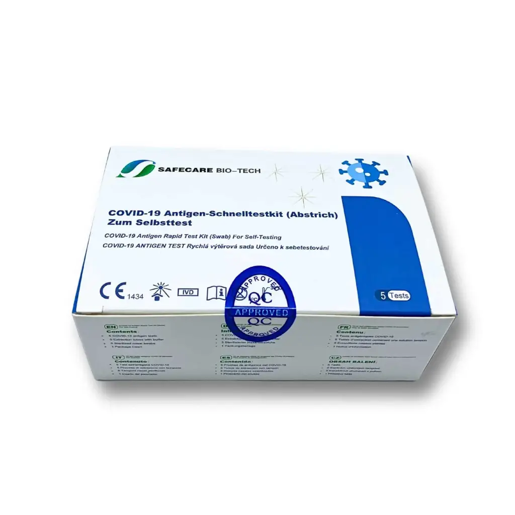 Autotests Covid x5 - Safecare Bio-Tech