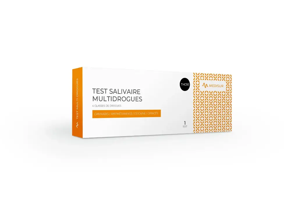 Autotest Salivaire Multidrogues (6 drogues)  - Medisur