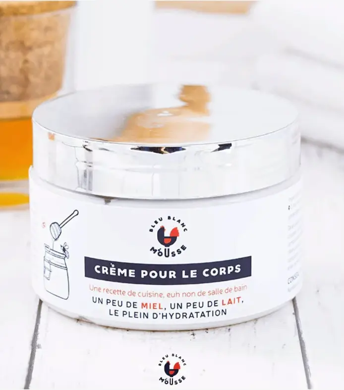 [ALO-SOIN-BBM-MUSC-250-3760326780532] Soin Beurre Corporel - Bleu Blanc Mousse (100g, Musc)