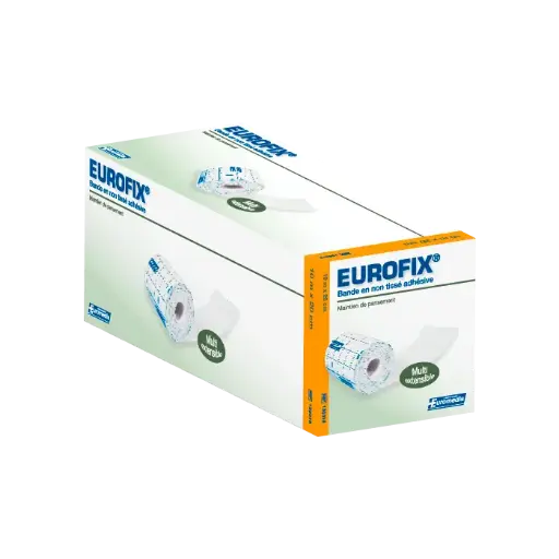 [ALO-PANSMT-EUMED-10X20-6926515454708] Bande en non-tissé adhésive multi-extensible - 10m x 20cm Eurofix - Euromedis