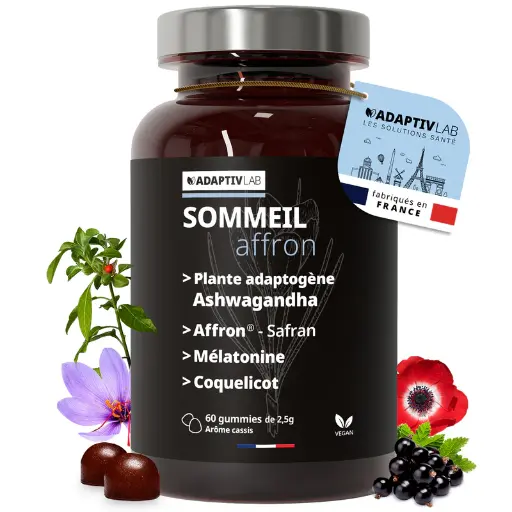 [ALO-CMPLNT-ADLAB-60-150-3760324790892] SOMMEIL Affron - 60 Gummies - AdaptivLab