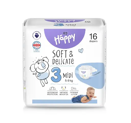 HAPPY – Couches Bébé – T3 (5 à 9kg)