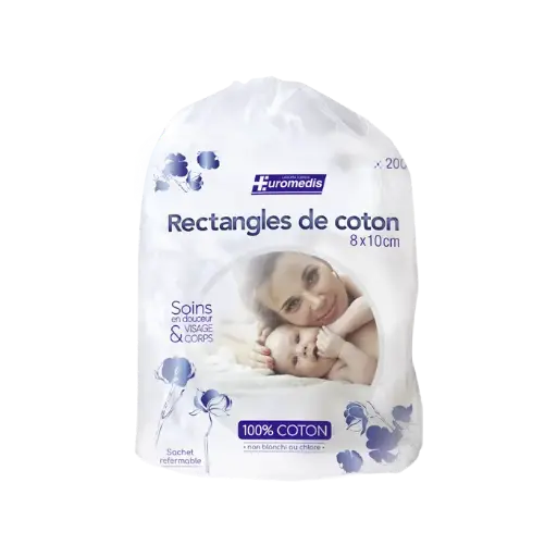 Rectangles de coton - Euromedis